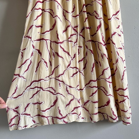 BA&SH Candice Wrap Midi Dress | Printed Crepe de Chine | Size 2 (0) | NWT - Picture 10 of 16